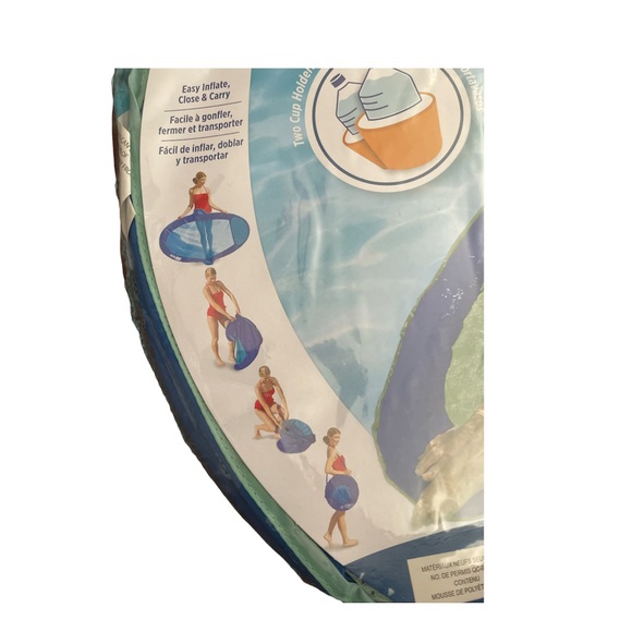 Swimways Spring Float Sun Catcher W/ Cup Holders - Picture 3 of 3